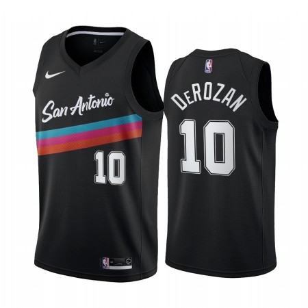 San Antonio Spurs DeMar DeRozan 10 2020-21 City Edition Miesten Pelipaidat Swingman